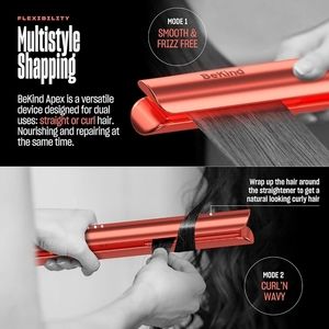 Bekind Apex 2-in-1 Hair Straightener Flat Iron